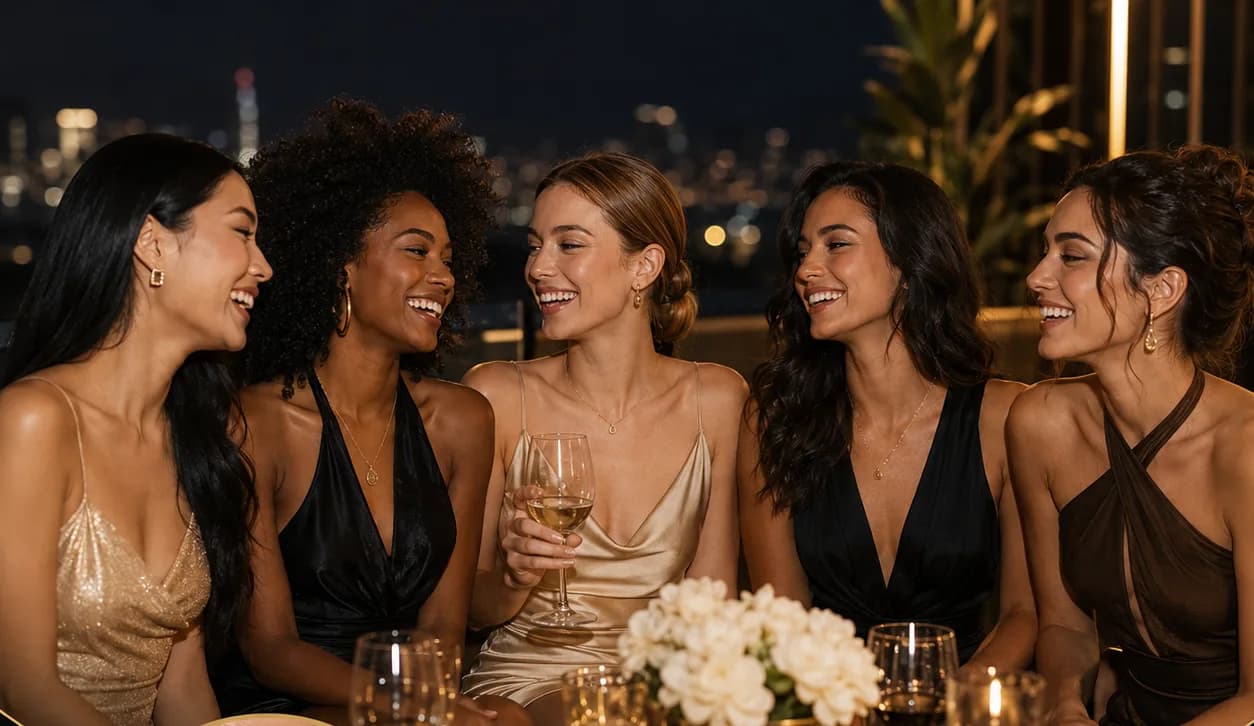 An evening out — VELÉNA patches are thin enough to wear anywhere